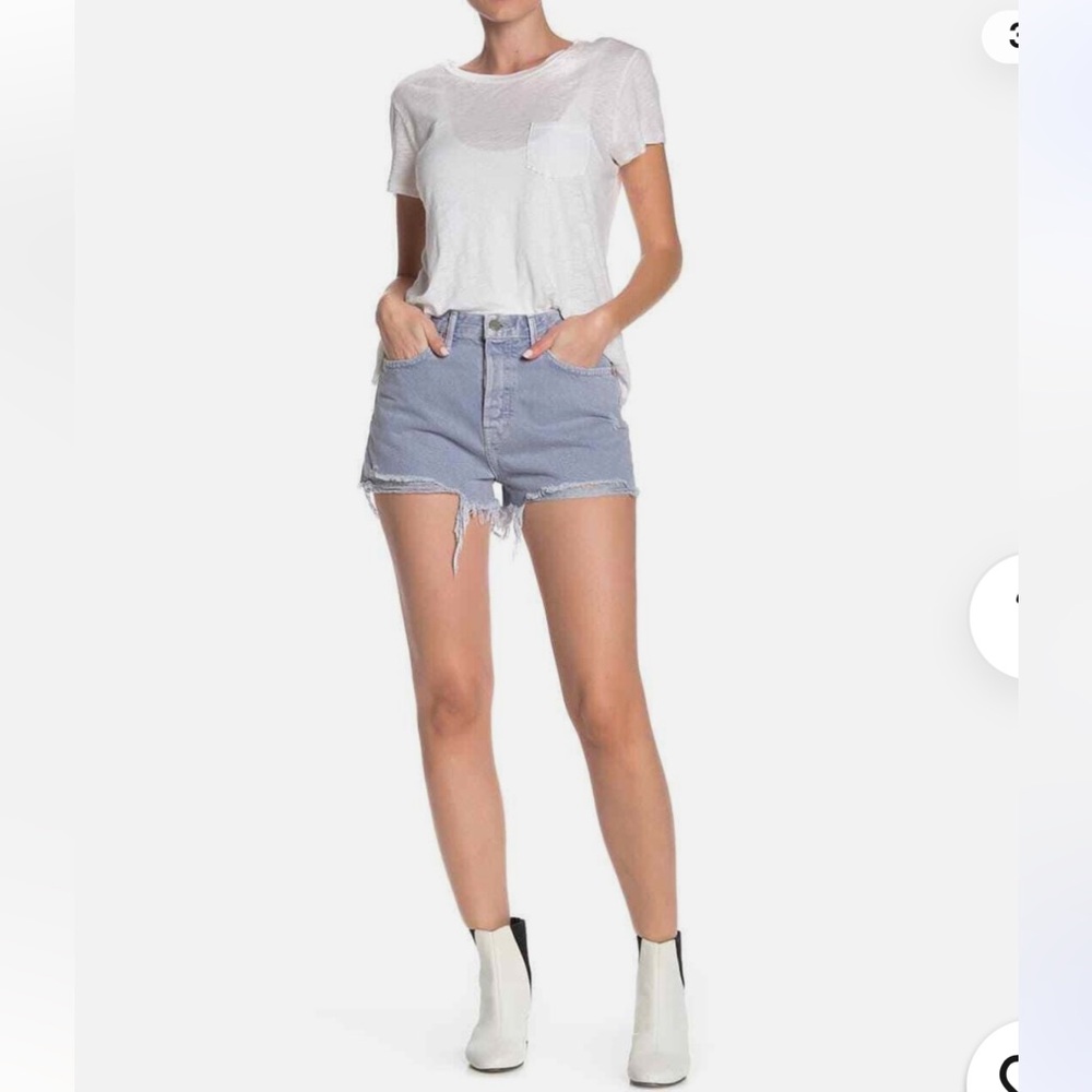 GRLFRND Cindy Distressed Shorts size 24